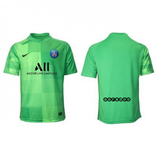 Paris Saint-Germain PSG Fodboldtrøjer Målmand 3. sæt 2021/22 Kort ærmer Paris Saint-Germain PSG Fodboldtrøjer Målmand 3. sæt 2021/22 Kort ærmer